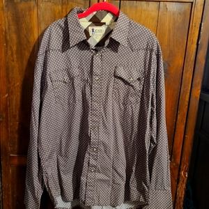 Men's Long Sleeve Pearl Snap Shirt